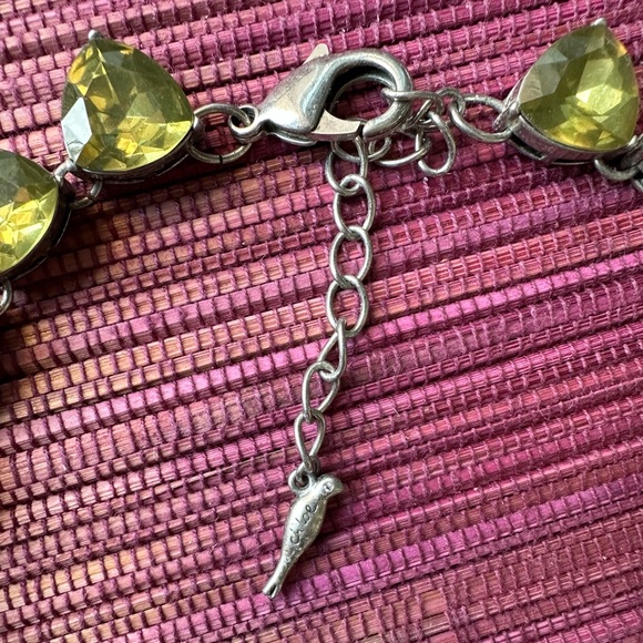 Chloe + Isabel Teal Color Code Crystal Necklace - Picture 3 of 4